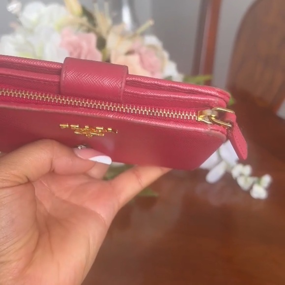 Prada Pink Wallet gold hardware - Picture 7 of 14